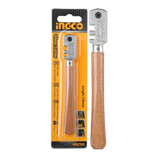 Стеклорез роликовый 130мм INGCO