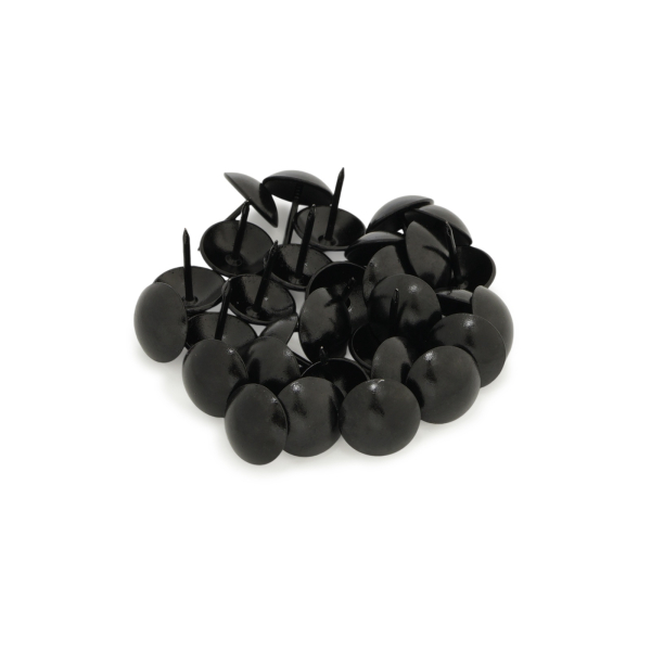 Гвозди декоративные 19мм черный 100шт