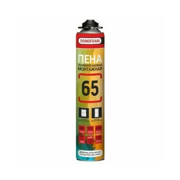 Пена проф всесезонная 750мл -10+35С 65л DOMOFOAM PRO 65