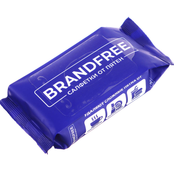 Влажные салфетки для удаления пятен 4уп×8шт BRANDFREE