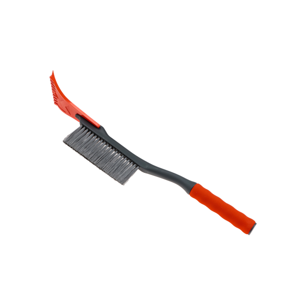 ЕРМАК Щетка для уборки снега с распушенной щетиной+скребок, 53x10см