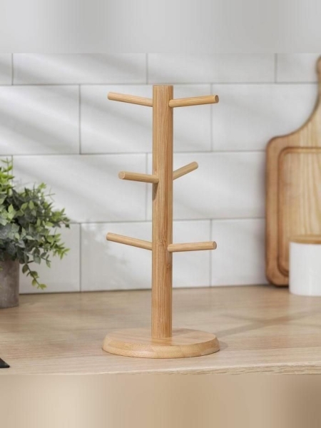 Подставка для кружек BellaTenero Bamboo, 14,5×32 см, бамбук