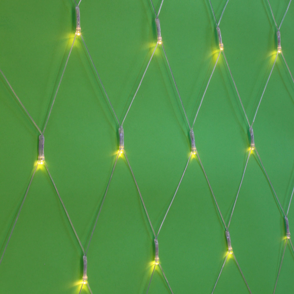 СНОУ БУМ Гирлянда эл. сеть 144LED, 1,6x1,6м, шампань, плавное мерцание, ПВХ прозр., 220В