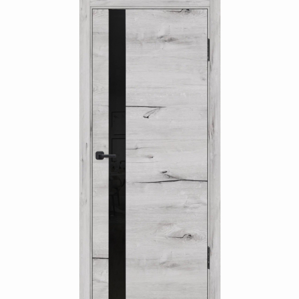 Дуб арктик полотно ФН01 стекло черное 900 СПБ