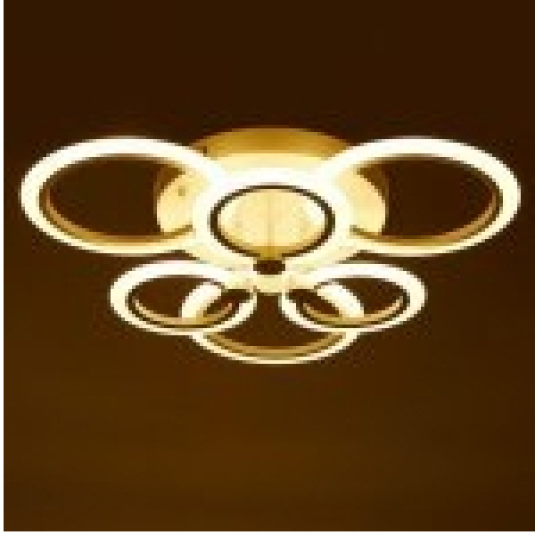 Люстра светодиодная 108Вт 3000-6000K золото d 610*120 DIMMER ПДУ AU61625/3+3 GD Атмосфера уюта