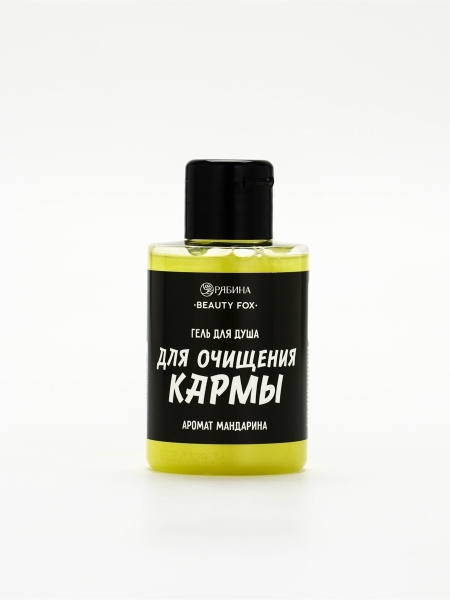 Гель для душа Для очищения кармы аромат мандарина 100мл BEAUTY FOX