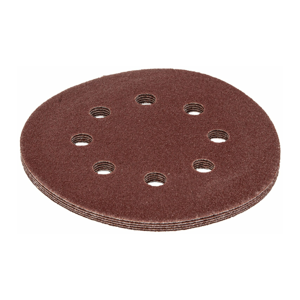 Круг абразивный перфорированный Р40 125мм на ворсовой подложке под липучку WILLMARK
