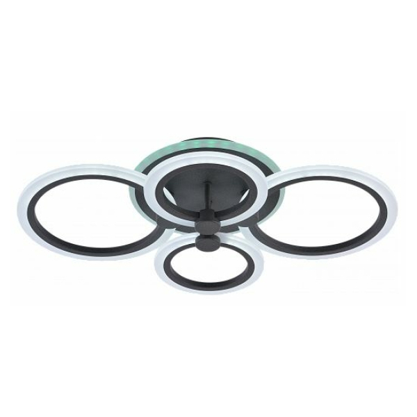 Люстра светодиодная 572Вт+7Вт 3000-6000K графит DIMMER ПДУ 610*400*125 AU61624/4 GF RGB Атмосфера уюта