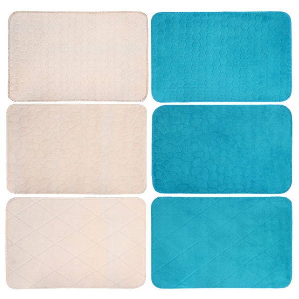 VETTA Коврик велюровый «Плитка», полиэстер, 35х55 см, 3 дизайна