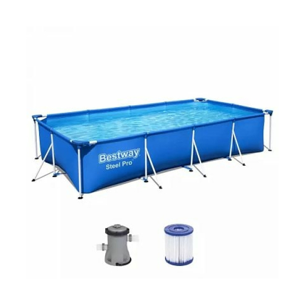 Бассейн каркасный 400*211*81 см 5700 л фильтр-насос BestWay