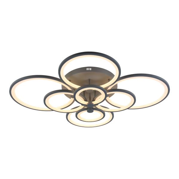 Люстра светодиодная 264Вт 3000-6000K DIMMER ПДУ AU61034/8 GREY Атмосфера уюта