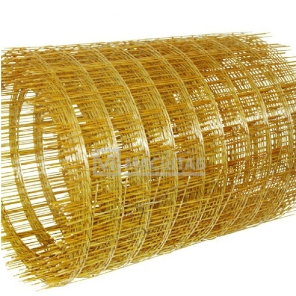 Сетка стеклопластиковая d 3мм, ячейка 150мм*150мм, 2*20 м. рулон (1рулон 40 м2)