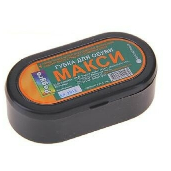 Губка для обуви "Радуга-Макси" бесцветная