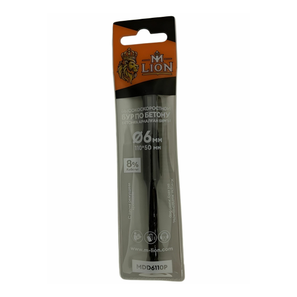 Бур 6*110мм sds plus двойная резьба M-LION