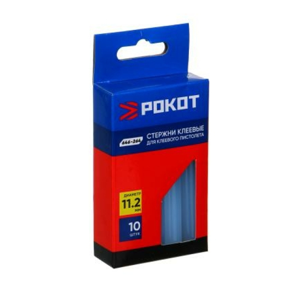 РОКОТ Стержни клеевые 10шт, 11,2x100мм