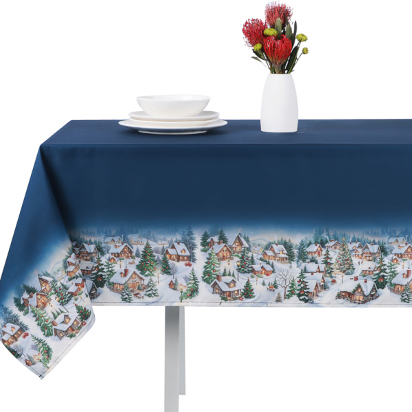 Скатерть текстильная с водоотталк.пропиткой 140х140см PROVANCE Нордик