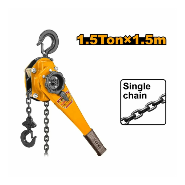Таль цепная 1,5т высота подъема 1,5м рычажная INGCO