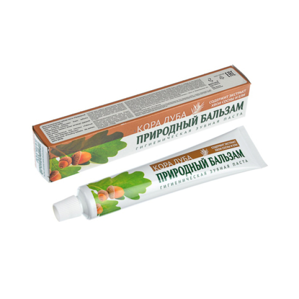 Зубная паста Природный бальзам Кора дуба 90гр