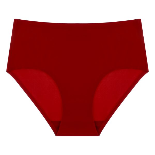 GALANTE Трусы-слипы женские бесшовные с высокой посадкой,р.46, 95%вискоза, 5%спандекс,бордо, НБ25-11
