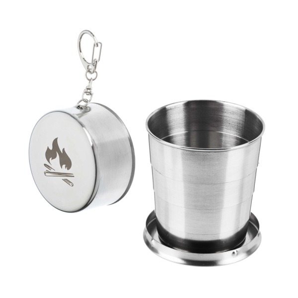 РУССО ТУРИСТО Стакан походный складной "Турист", нерж.сталь,200мл