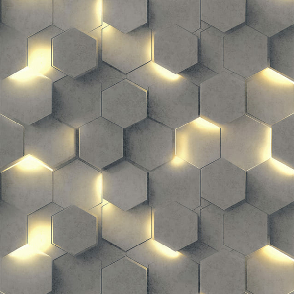 Обои 70669-42 Гексагон 1,06*10м Аспект