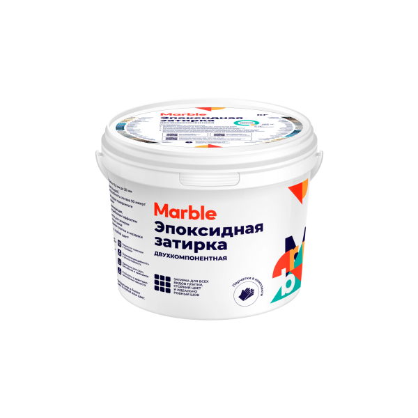 Затирка эпоксидная для плитки Marble серо-агатовый 1кг