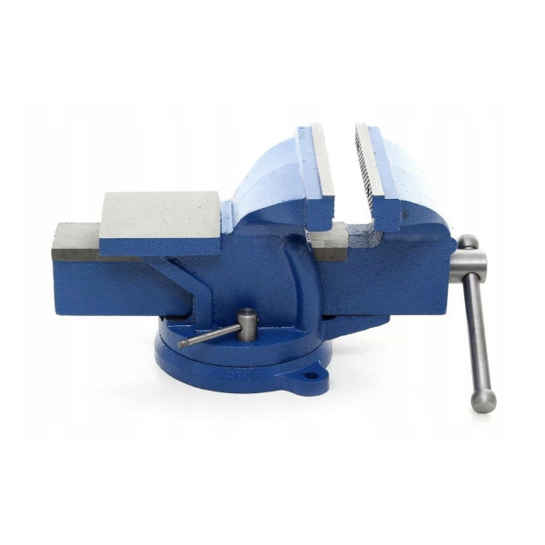 Тиски настольные 200мм  поворотные с наковальней WADFOW