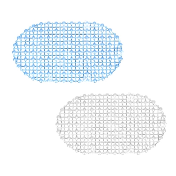 Коврик противоскользящий тм VETTA Симпл, ПВХ, 63x34 см, прозрачный