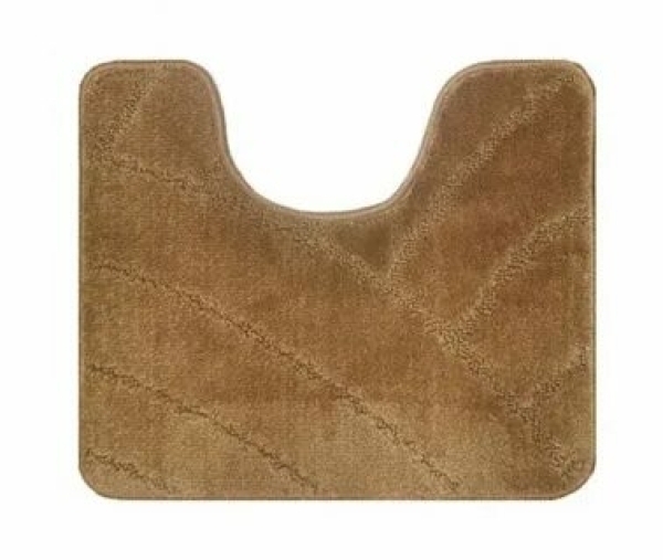Коврик для туалета с вырезом 40*50см коричневый BZ-SM45-3 BAIZHENG