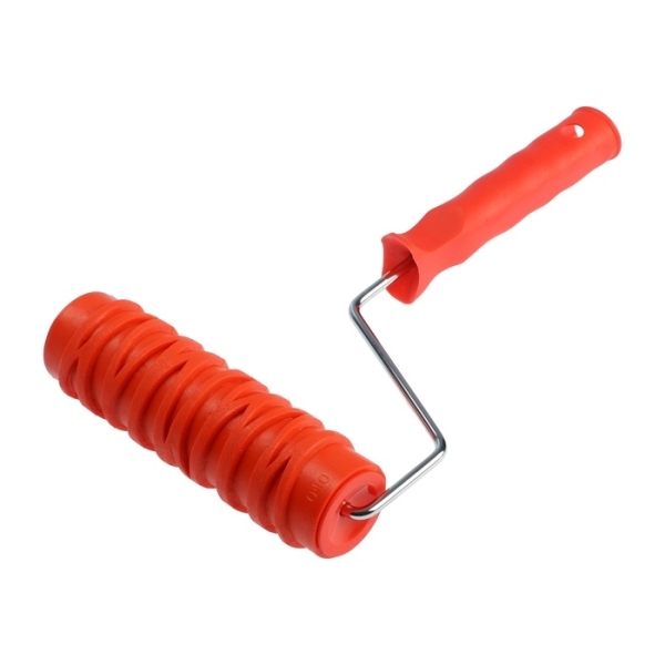 Валик декоративный резиновый с ручкой 180мм d6мм Кора березы Тундра