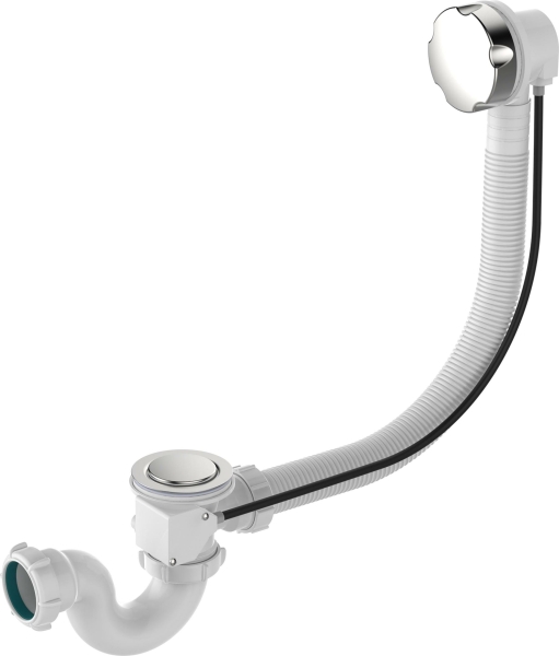 Сифон для ванны 1-1/2"*40мм полуавтоматический без гофры V321-22-MR AQUANT
