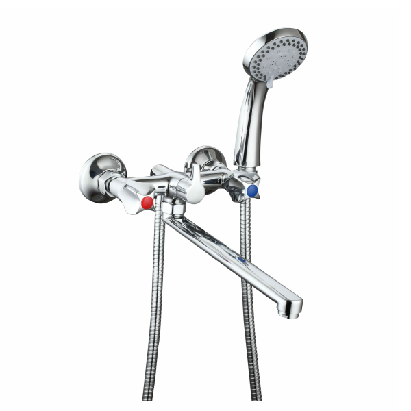 Смеситель для ванны маховик длинный излив КС 61000254 Казань