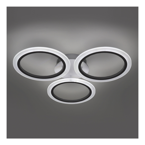 Люстра светодиодная  72Вт 2000-6000K ПДУ Flow Feron