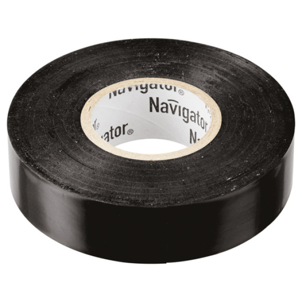 Изолента ПВХ 15мм/10м черная Navigator
