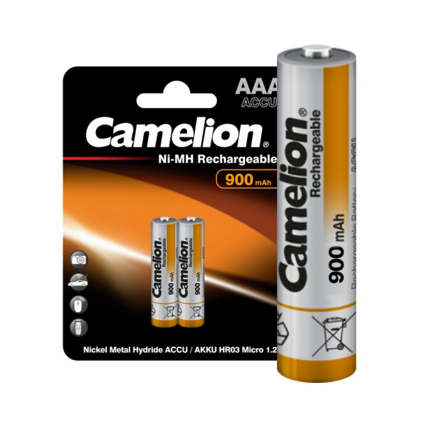 Аккумуляторная батарея R03 900mAh Ni-MH BL2 Camelion
