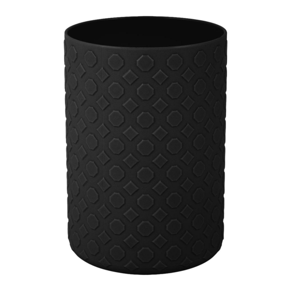 Стакан для ванной комнаты пластик BLACK Plast Team