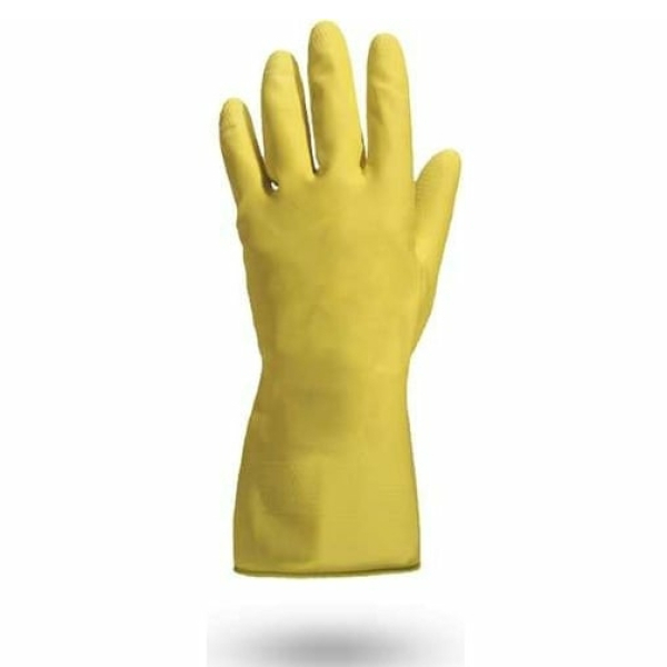 Перчатки латексные с хлопковым напылением р.8