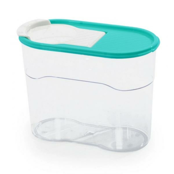 Емкость пластиковая для сыпучих продуктов с клапаном 1,1 л Люкс