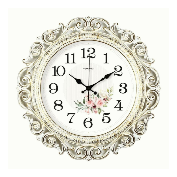 Часы настенные  круг серебр патина араб цифербла d405x40 APEYRON