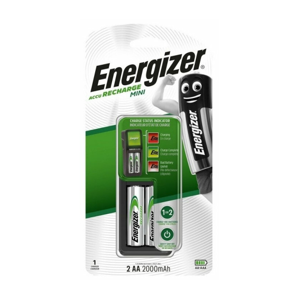 Зарядное устройство Mini 2000 + 2 NH15/AA 2000 mAh Energizer