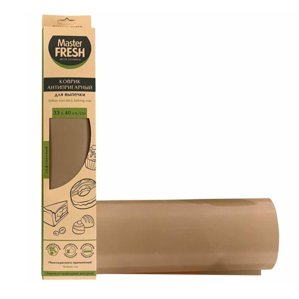 Многораз антипригарный тефлон коврик для выпечки 33*40см 1шт 90мкм Мастер Фреш