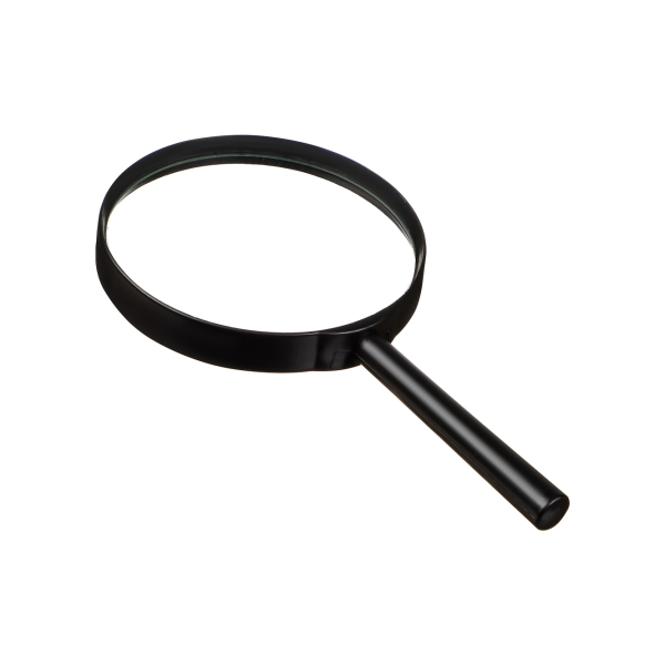 Лупа увеличительная d9см, пластик, 3-х кратное увеличение
