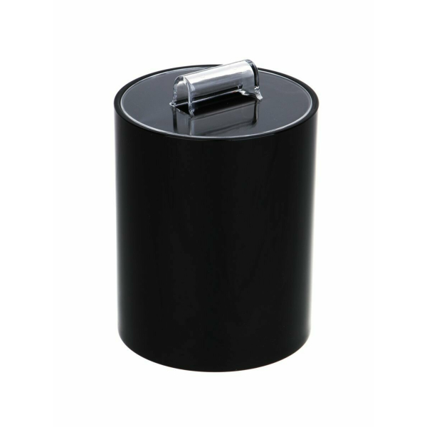VETTA Контейнер для ватных дисков, акрил, 11,5x8x8 см, черный