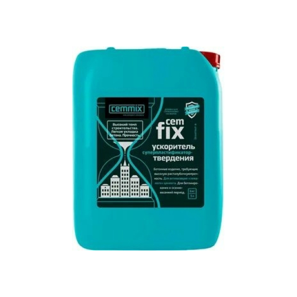 Ускоритель твердения для бетона и строительных растворов 5л Cemmix CemFix