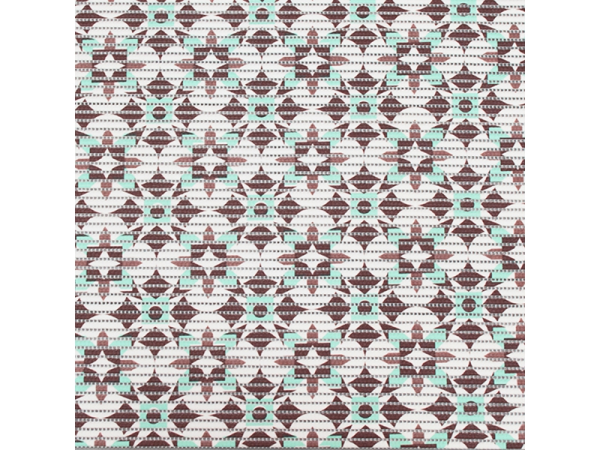 Коврик для ванной 0,80*15м ПВХ преображение 215PT-turquoise-brown