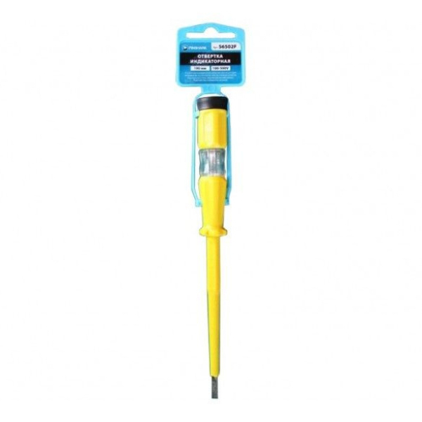 Отвертка-пробник индикатор до 100-250V 190мм FINSHARK