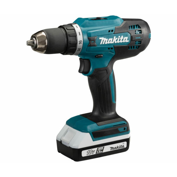 Шуруповерт акк 18В 42/24Нм 2*1.5А*ч HP 488 DWE кейс Makita