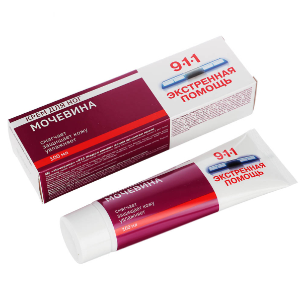 Крем для ног "911 Мочевина", 100 мл