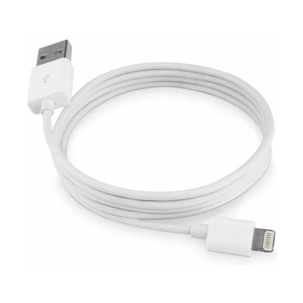 Кабель USB 8pin шт. для iPhone5/6/7/8/X, IPod 1м, белый  Гарнизон