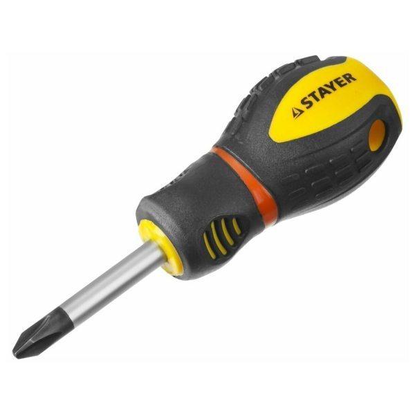 Отвертка PH2*38мм CrV двухкомпонентная рукоятка STAYER Hercules